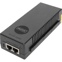 Digitus 10 Gigabit Ethernet PoE+ Injector, 802.3at, 30 W, PoE Injector (black)