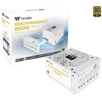 Thermaltake Dockpower FI 850W Snow (white, 1x 12-pin high power GPU, 4x PCIe, cable management, 850 watts)