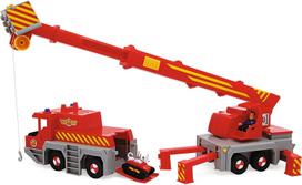 Simba Fireman Sam 2-in-1 rescue crane, toy vehicle (red/yellow)
