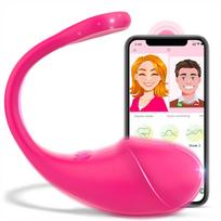 Elegantiškas U-formos Vibratorius Moterims ir Poroms su App Valdymu ir 10 Režimų
