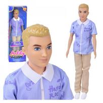 Anlily Lėlė berniukui BLOND Paulo su marškinėliais ir šviesiomis kelnėmis ZA6006 A
