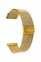 „FIXED“ nerūdijančio plieno „Mesh“ dirželis su „Quick Release“ 22 mm, skirtas išmaniajam laikrodžiui, auksinis
