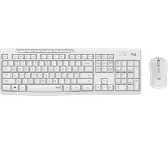 LOGITECH MK295 Tylus belaidis rinkinys (klaviatūra + pelė) Off White Qwertzu