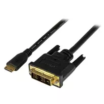 StarTech.com 1 m Mini HDMI į DVI laidas – DVI-D į HDMI laidas (1920x1200p) – 19 kaiščių Mini HDMI kištukas į DVI-D kištuką – skaitmeninis monitoriaus laidas adapteris M/M