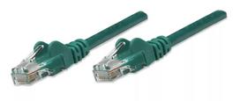 Intellinet 318167 Cat5e U/UTP tinklo komutacinis kabelis, RJ45, snagless, 0,5 m, žalios spalvos