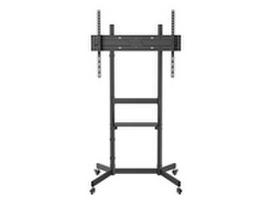 TECHLY Floor Stand with Shelf for 55-100in LCD/LED/Plasma TVs