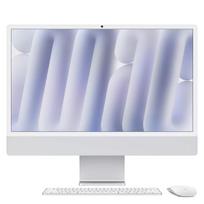Viename kompiuteryje Apple iMac M4 23,5 colio 4,5K Retina ekranas, 16GB RAM, 256GB SSD, sidabrinis