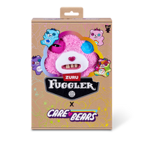 FUGGLER CARE BEARS pliušinis raktų pakabukas - monstriukas, 1 serija, asort., 15782