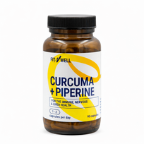 FITNWELL Curcuma + Piperine - 90 kaps.