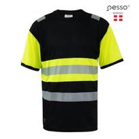 Marškinėliai Hvmj, CL1, geltona/juoda 3XL, Pesso
