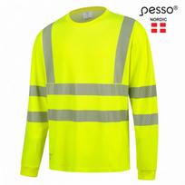 Marškinėliai Hvm ilgomis rankovėmis, medvilnė, CL2, geltona S, Pesso
