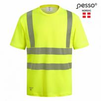 Marškinėliai Hvmcot trumpomis rankovėmis CL2, geltona S, Pesso