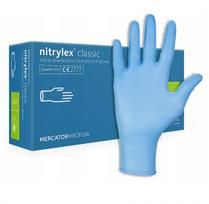 Vienkartinės nitrilo pirštinės NITRYLEX S, mėlynos, 100vnt