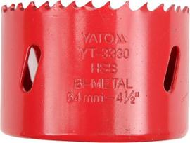 YATO Bimetalinė gręžimo karūna 44mm 3321