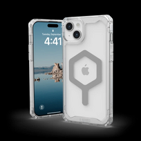 Urban Armor Gear UAG Plyo MagSafe Apple iPhone 15 Plus - dėklas telefonui skaidrus ir sidabro spalvos