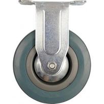 VOREL KOŁO STAŁE Z SZARĄ GUMĄ 125mm