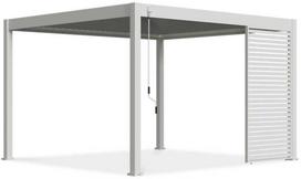 Horizontalios žaliuzės pavėsinėms Pergola ELEGANCE/DELUXE/FUSION 1.3 m, Baltas (123.5 cm)
