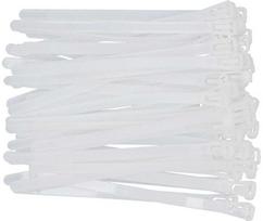 Yato PLASTIKINĖS JUOSTOS, 7,6X150MM, 50 Vnt. Baltas