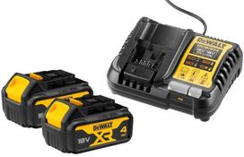 Akumuliatorius DeWalt DCB1104M2-QW; 18 V; 2x4,0 Ah; Li-ion