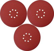 Yato Toya Sa Poland Šlifavimo popierius (velcro) apvalus | su skylėm | 225 mm / P150 | 3 vnt. (YT-83475)