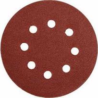 Diskinis šlifavimo popierius prilipdomas su skylėm Yato | Nr,40 d-125mm (5vnt,)