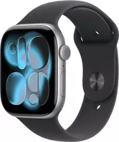 Apple Watch Series 11 GPS + Cellular 46mm Space Grey Aluminium Case with Black Sport Band - M/L - MFCA4ET/A