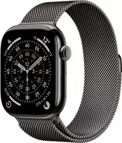 Apple Watch Series 11 GPS + Cellular 46mm Slate Titanium Case with Slate Milanese Loop - M/L - MFD44ET/A