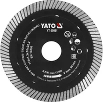Yato TURBO DIAMONDINIS 115MM DIAMENTAS, SKIRTAS KERGIAI PJOVYTI