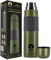 Mountain Kelioninis termosas kavai ir arbatai, 1 litras, žalias