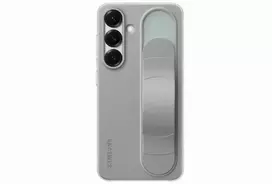 Samsung EF-GS931CJE telefono dėklas su stovu, skirtas Samsung Galaxy S25 (S931) pilka (pažeista pakuotė) (Pažeista pakuotė)