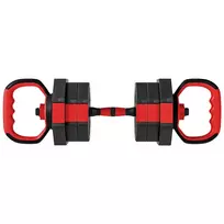 4-in-1 Hantelių Rinkinys, Reguliuojami Hanteliai ir Štanga, 20 KG Jėgos Treniruotėms Namuose