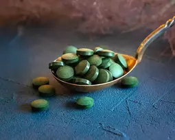 Ekologiškos spirulina tabletės 500 mg - 50 g
