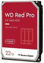 Western Digital Raudona Pro standusis diskas 22TB 7200RPM 512MB 3.5" SATA III