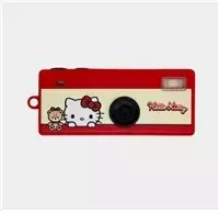 YASHICA Funtastic raktų pakabukas su kamera (klasikinė Hello Kitty)