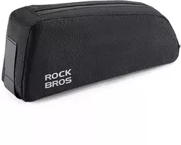Rockbros Krepšys ant dviračio rėmo viršutinio vamzdžio 0.9l - Juodas