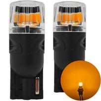 2 vnt. W5W LED T10 12V Canbus 450lm stiprus Oranžinė