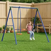 Lauko sūpynių rėmas su glideriu, skirtas iki 3 vaikų