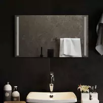 LED vonios veidrodis Skaidrus 70 x 40 cm grūdintas stiklas