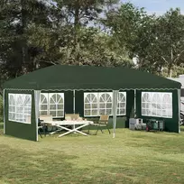 Pop-up šventinis palapinė 575 x 289 x 245 cm Žalia