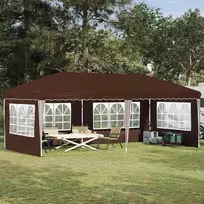 Pop-up šventinis palapinė 575 x 289 x 245 cm Ruda