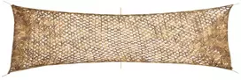 Maskuojantis tinklas su daiktadėže, 519x142 cm, smėlio spalvos