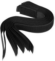 Juosta lipni su VELCRO juoda 450 mm 10 vnt. 73855 Vorel