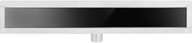 Fala LINEAR DRAIN Juodas GLASS 90 CM WET&DRY