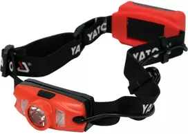 Yato PRIEKINĖ LIETUVA 500 LM, ĮKRAKOMA, LI-ION 3.7V 1000MAH, IP44, BALTOS, MĖLYNOS IR RAUDONOS ŠVIESOS