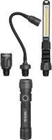 Yato 3IN1 DIRBTUVĖS LEMPAS DĖŽE 380LM, LI-ION 3.7V 2200MAH, IP54