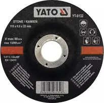 Yato AKMENS ŠLIFIMO DISKAS 115X6,0X22 MM / 5 VNT.
