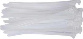 Yato PLASTIKINĖS JUOSTELĖS, ATIDAROS, 7,6X200MM, 50 Vnt. Baltas