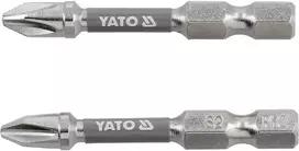 Yato BITS 1/4''X50 MM PH2 2 PCS NI