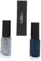 L'Oreal Paris, Infallible, Nagų lakas 2-In-1, MTX 030, Turquoise, 2 x, 5 ml