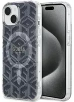 Dėklas Guess GUHMP15MHGCUSTGK iPhone 15 Plus | 14 Plus 6.7" juoda|juodas hardcase IML GCube MagSafe